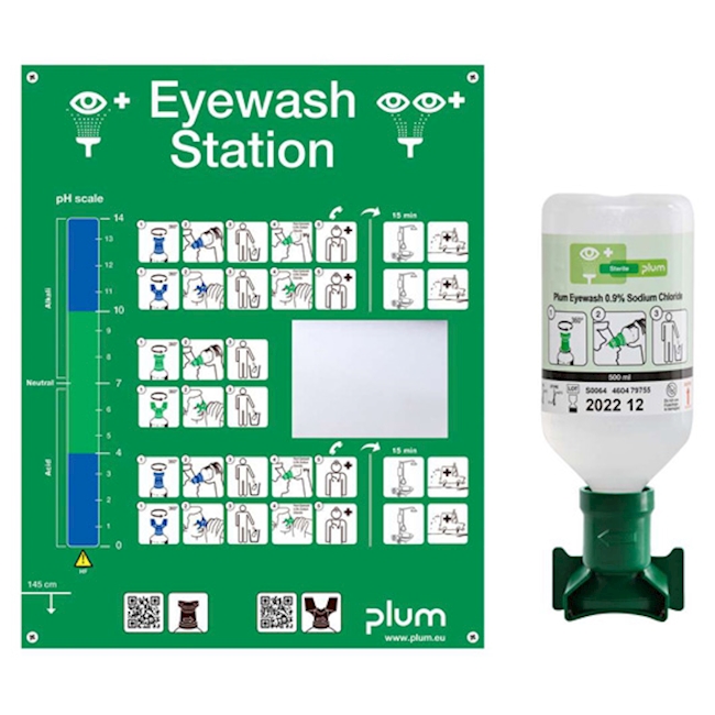 Eye wash station 1x 500 ml